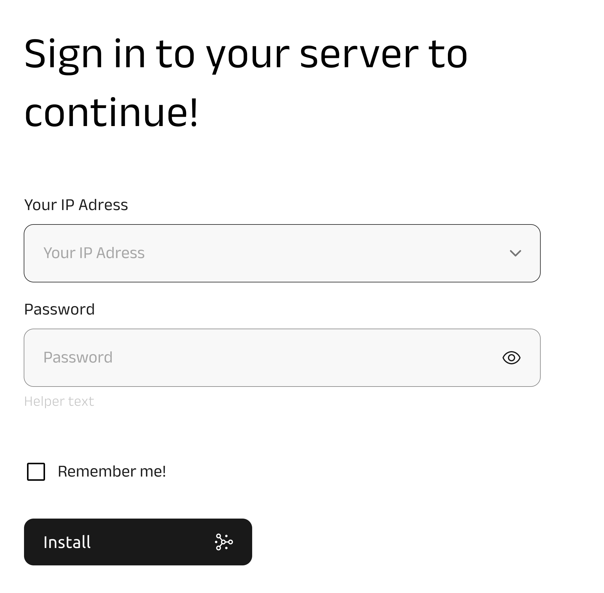Klein login image for steps